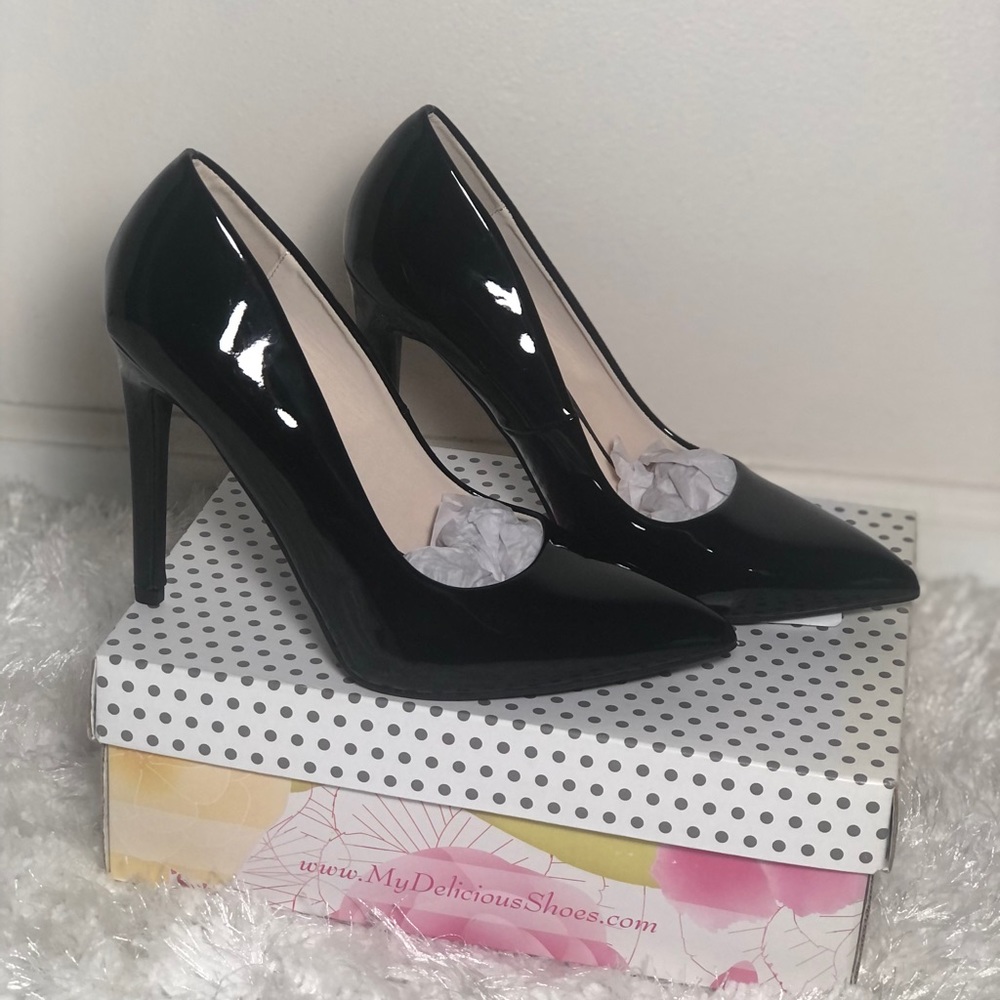 Black high heels